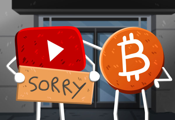 پاک شدن ویدیوهای مربوط به ارز دیجیتال در یوتیوب