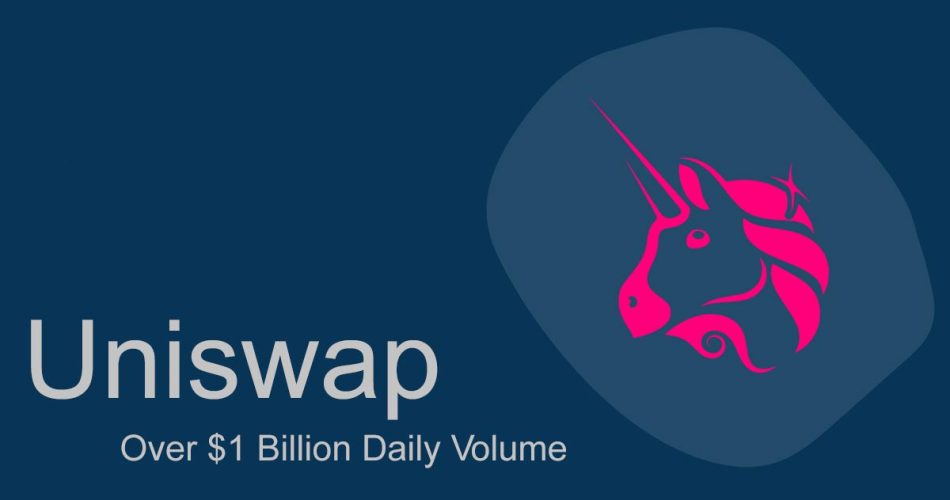 صرافی غیرمتمرکز Uniswap به رکورد ۱ میلیارد حجم معاملات روزانه رسید